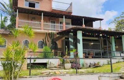 Casa no lago de 300m², no terreno de 1.954m², com 4 suítes à venda, localizada em chã de capoeira, paudalho - pernambuco.
