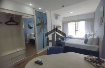 Flat de 25m² à venda, com 1 quarto e mobiliado, localizado em boa viagem, recife - pernambuco.