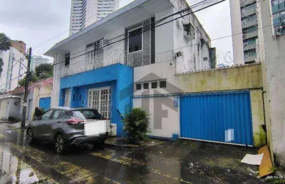 Casa comercial ou residencial de 350m² para alugar, com 4 quartos, localizado no espinheiro, recife - pernambuco.