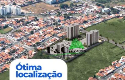 Apartamento para venda em paulínia, alto de pinheiros, 2 dormitórios, 1 banheiro, 2 vagas