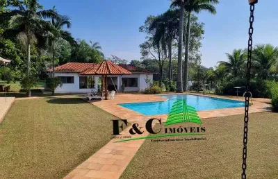 Chácara para venda em limeira, bairro do pinhal, 8 dormitórios, 4 banheiros, 4 vagas