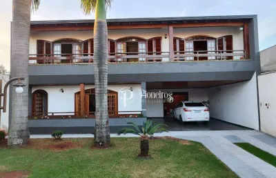 Casa com 3 dormitórios à venda, 300 m² por r$ 800.000,00 - paulista - londrina/pr