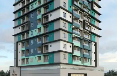 Apartamento 2 quartos em navegantes - quadra mar - elevador