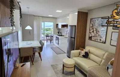 Apartamento 02 quartos (suíte) a 70m do mar - meia praia- navegantes