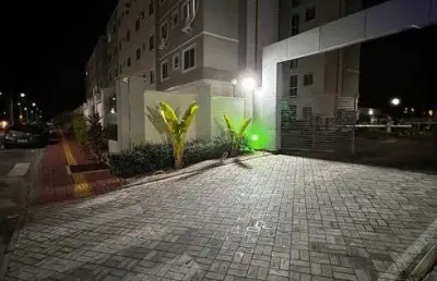 Apartamento 2/4 solar de vilas, com elevador em pitangueiras, centro - lauro de freitas - ba