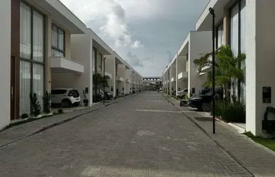 Casa de 4 quartos alto padrão em condomínio jaguar residence em vilas do atlântico/ba