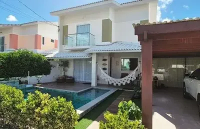 Casa duplex a venda com 260m2 de área construída, 4 quartos em buraquinho - lauro de freitas/ba