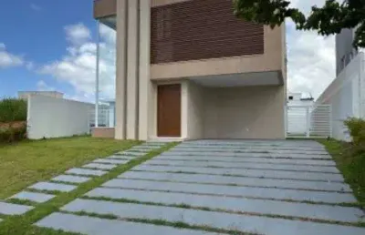 Casa de alto padrão, 4 suites, 5 quartos totais - alphaville litoral norte ii / camaçari - ba