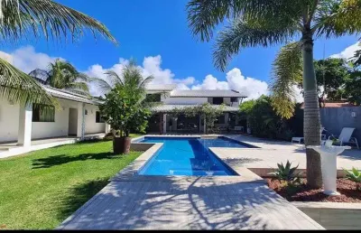 Casa duplex, com 5 suítes e área verde em busca vida | sub cond dunas - camacari/ba
