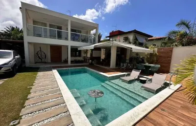 Cód. 498/3034 vilas do atlântico casa com 4/4 reformada e piscina privativa