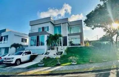Casa no alphaville litoral norte 2, 6 suítes, 588m2 árrea total - camacari ba