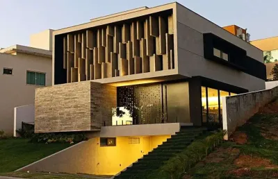Casa duplex, 4 suites e lazer privativo, design inovador em alphaville litoral norte - camaçari ba