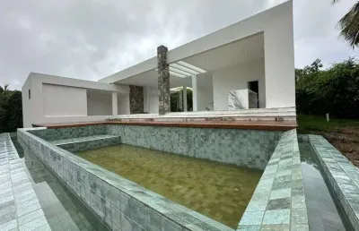 Casa 4 quartos com 3 suítes em condomínio de luxo, parque dos coqueiros - camaçari ba