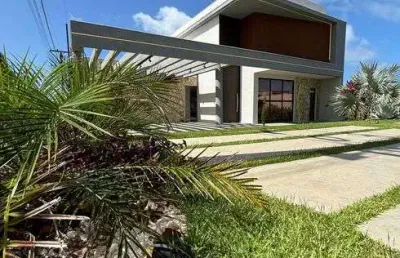 Casa de alto luxo em jacuipe, condomínio completo, barra de jacuipe - camaçari / ba