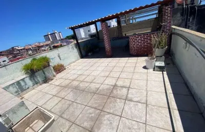 Cód. 443/11044 costa azul cobertura 4/4 sendo duas suítes com piscina