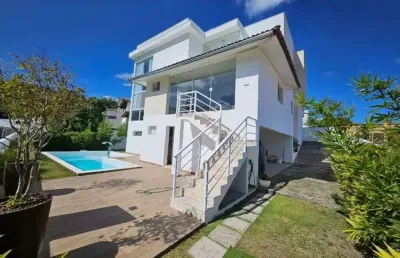 Casa de alto padrão em aphaville litoral norte 1 com 4 suítes - camaçari/ba