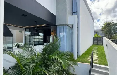 Cód. 264 alhaville ii casa com 3/4 sendo um suíte e piscina com jacuzzi aquecida