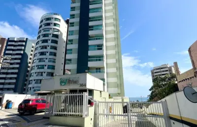 Cód. 299 patamares 3 suítes com 3 vagas espaçoso e vista mar.