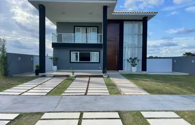Casa em condomínio fechado com 4 quartos para alugar no Alphaville Litoral  Norte 1, Camaçari 