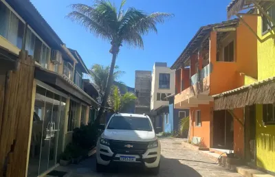 Cód. 296 ipitanga casa com 2 suítes vista mar em frente à praia