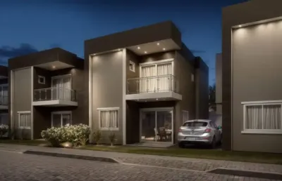 Cód. 53 lauro casa 4/4 sendo 3 suítes em buraquinho