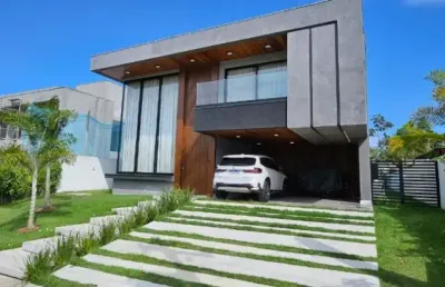Casa em condomínio fechado com 4 quartos à venda na Rodovia BA-099 - Estrada do Côco, 1, Vilas de Abrantes, Camaçari