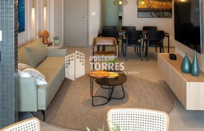 Apartamento a venda de 3/4, 1 suíte, varanda gourmet + 2 garagens em jaguaribe