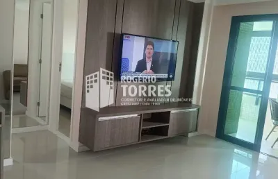 Apartamento locação de 1/4, mobiliado e andar alto, 1 garagem na paralela