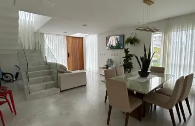 Cód. 565 alphaville 3 casa 4 suítes alto padrão com elevador privativo