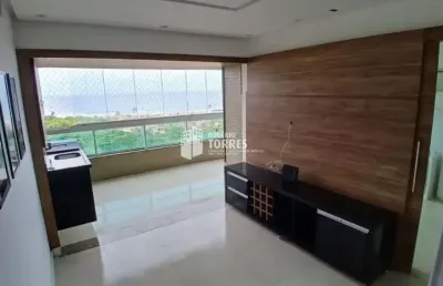 Apartamento a venda de 1/4 suíte, varanda gourmet e garagem em patamares