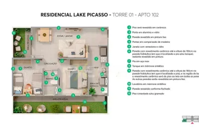Apartamento com 2 quartos à venda na Estrada dos Pioneiros, S/N, Jardim Morumbi, Londrina