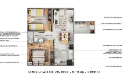 Apartamento com 2 quartos à venda na Estrada dos Pioneiros, S/N, Jardim Morumbi, Londrina