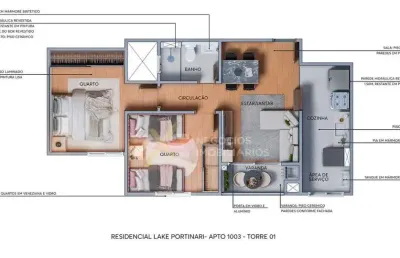 Apartamento com 2 quartos à venda na Estrada dos Pioneiros, S/N, Jardim Morumbi, Londrina
