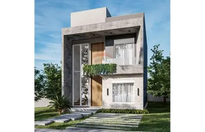Sobrado com 140 m² com  03 dormitórios sendo 02 suítes .