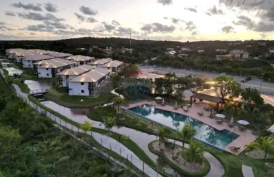 Apartamento à venda no condomínio villa do lago em praia do forte
