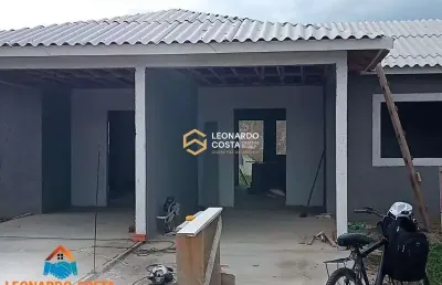 Casa em construção em região de moradores em nazaré