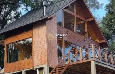 Incrível chalé araucária de alto padrão em são francisco de paula