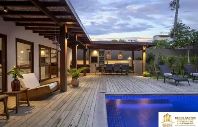 Casa em condomínio fechado com 6 quartos à venda na bairro trancoso, 7889, trancoso, porto seguro, 265 m2 por r$ 3.000.000