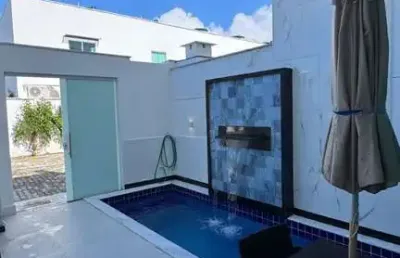 Casa em condomínio fechado com 3 quartos à venda na bairro taperapuan, 9968, praia de taperapuan, porto seguro, 100 m2 por r$ 1.180.000
