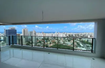 Apartamento 4 quartos para venda em salvador, caminho das árvores, 4 dormitórios, 4 suítes, 6 banheiros, 4 vagas