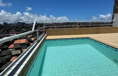 Cobertura para venda em salvador, rio vermelho, 2 dormitórios, 1 suíte, 3 banheiros, 2 vagas