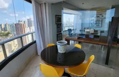 Apartamento 4 quartos para venda em salvador, ondina, 4 dormitórios, 4 suítes, 6 banheiros, 5 vagas