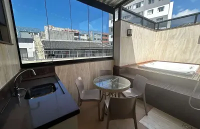 Cobertura para venda em salvador, jardim armação, 2 dormitórios, 1 suíte, 2 banheiros, 2 vagas