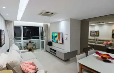 Apartamento 3 quartos para venda em salvador, cidade jardim, 3 dormitórios, 2 suítes, 4 banheiros, 2 vagas