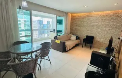 Apartamento 2 quartos para venda em salvador, alphaville i, 2 dormitórios, 1 suíte, 3 banheiros, 2 vagas