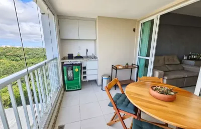 Apartamento 3 quartos para venda em salvador, pituaçu, 3 dormitórios, 1 suíte, 3 banheiros, 1 vaga