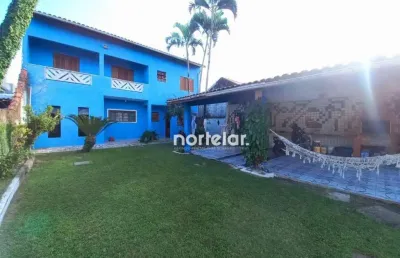 Sobrado à venda, 350 m² por r$ 600.000,00 - balneário flórida mirim - mongaguá/sp