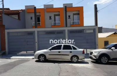 Sobrado novo a venda 3 dormitorios 3 vaga por apenas 500.000 no jd. santa adélia