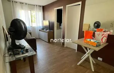 Apartamento com 2 dormitórios à venda, 52 m² por r$ 195.000,00 - parque nações unidas - são paulo/sp