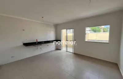 Condomínio novo com 14 apartamentos de 40 a 44, coberturas com 57 metros quadrados de área construída + terraço de 35 metros quadrados com churrasquei